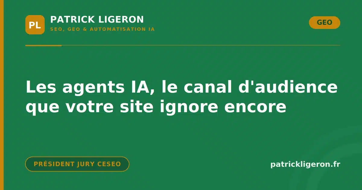 Agents IA pour l'audience web