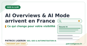 AI Overviews et AI Mode arrivent en France : ce qui change pour votre visibilité 1 Visibilité améliorée grâce à l'IA.
